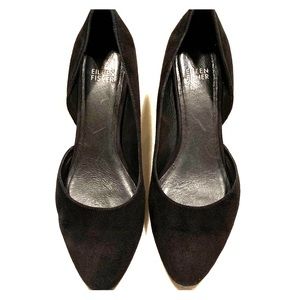 Eileen Fisher Suede Heels
